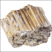 Picture of Amosite Asbestos on White Background