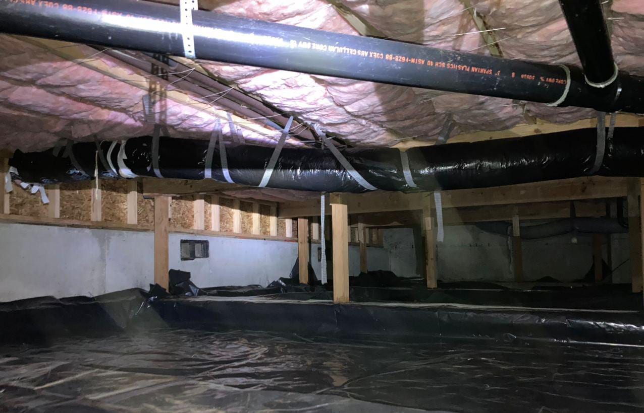 crawl space insulation installed by Attic Projects