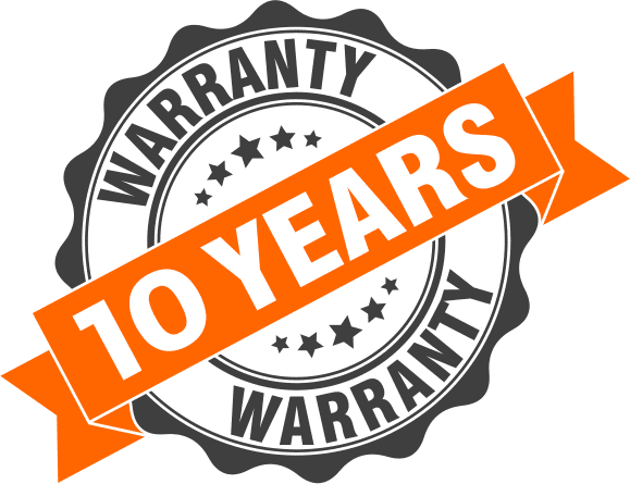 10 Year Warranty Emblem